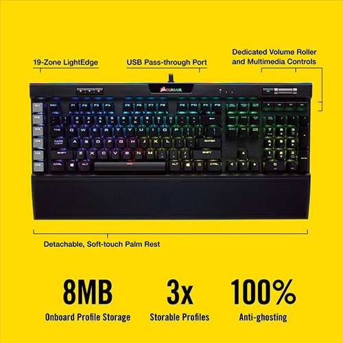 best gaming keyboard corsair k95 RGB