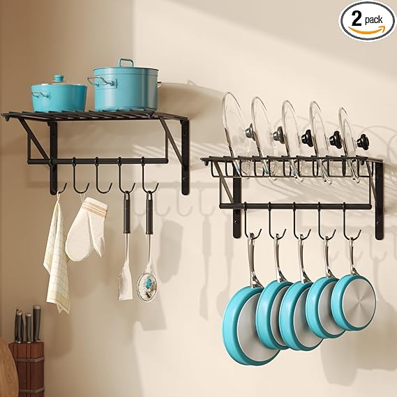 Clip-on Utensil Organizer for Pots & Pans