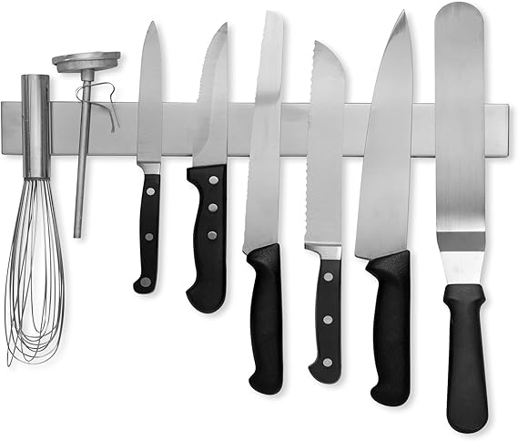 Wall-Mounted Magnetic Knife Holder - best tool for kitchen